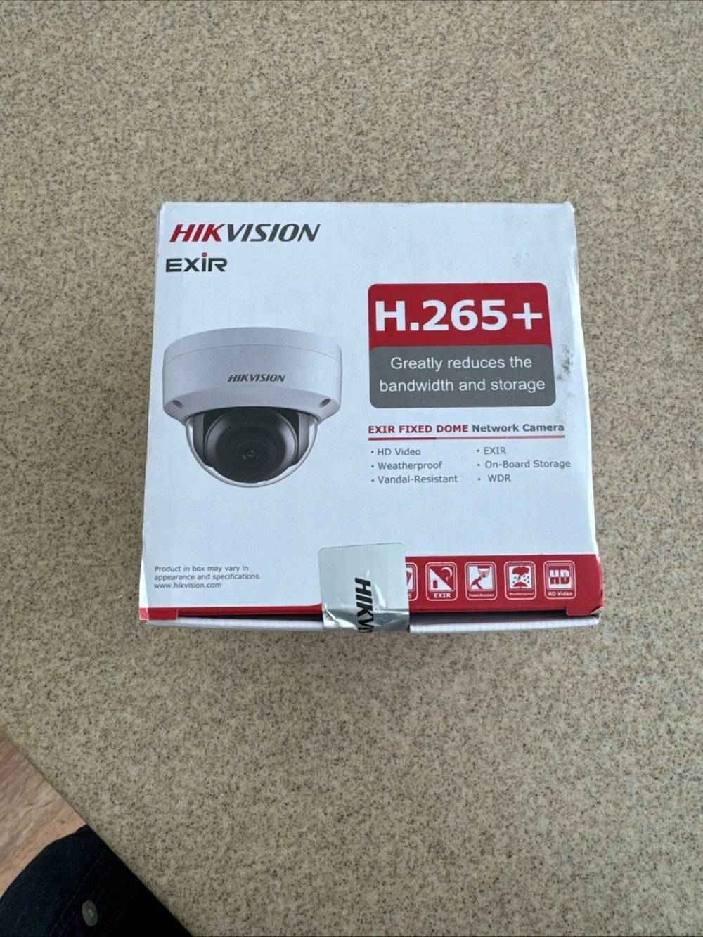 HIKVISION EXIR H.265+ HD Video HD Video Network Dome Camera New in box